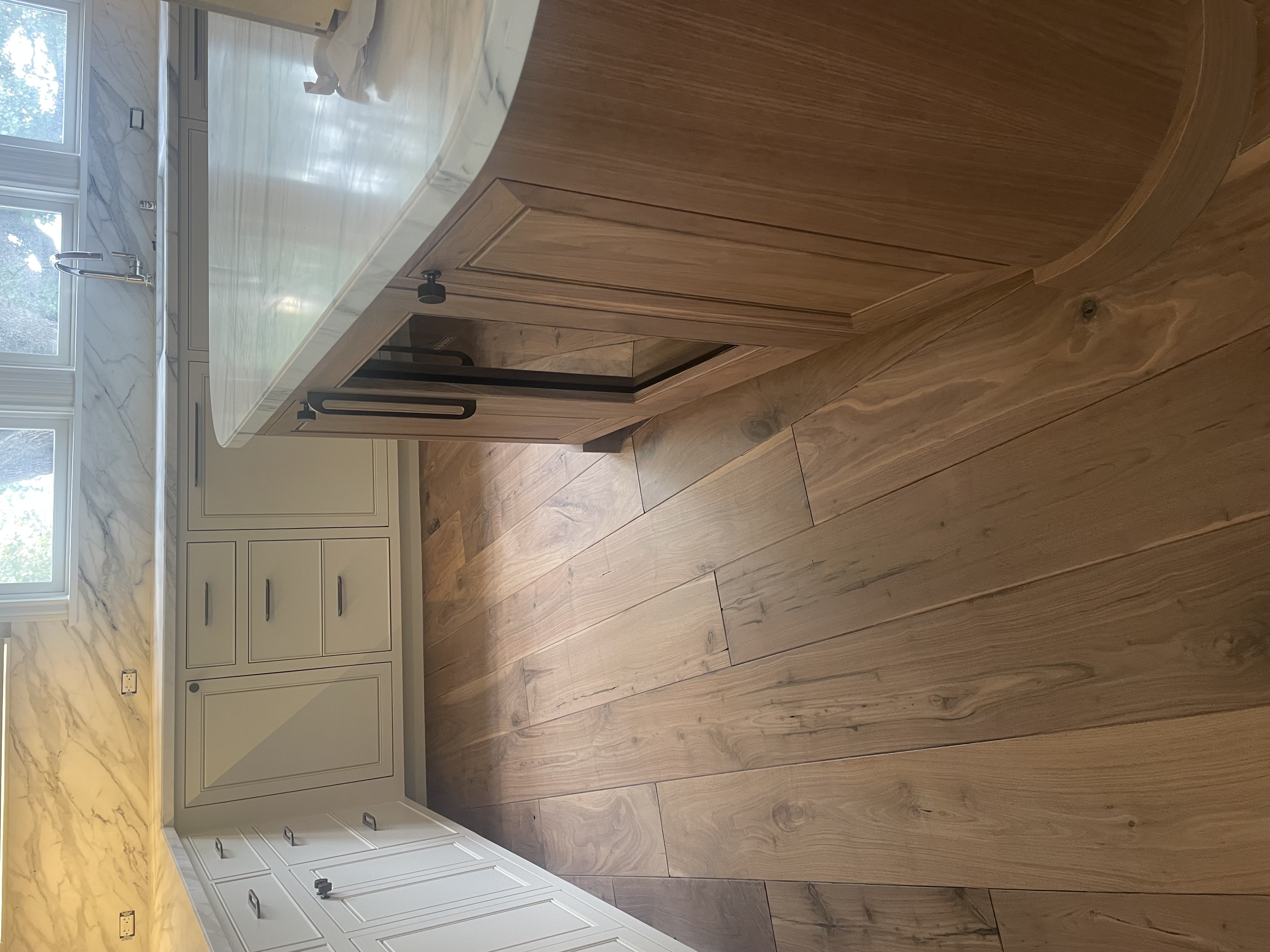 Beautifully refinished hardwood floor - Santa Monica home