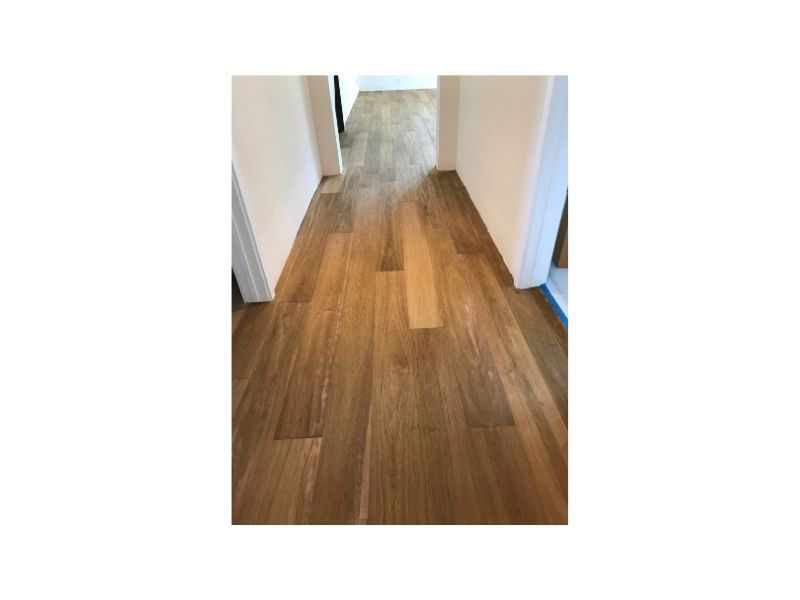 Beverly Hills floor refinishing before