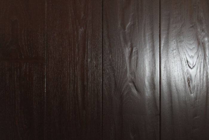 Black ebony oak wood floors Beverly Hills