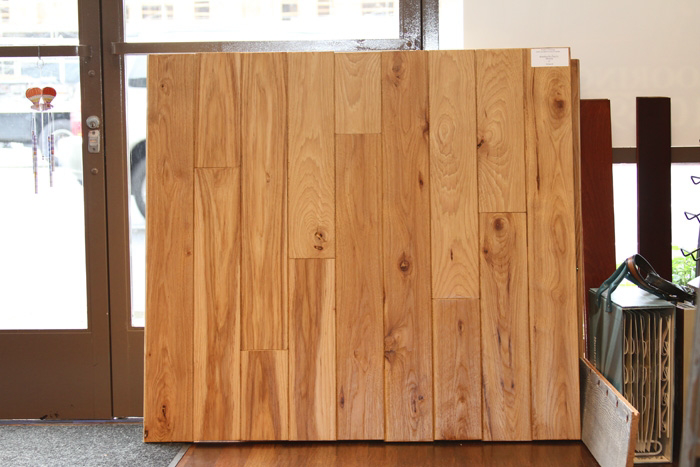 Light golden oak hardwood floors