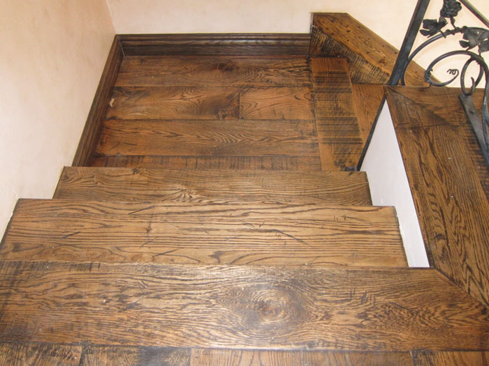 Golden oak stain Los Angeles homes