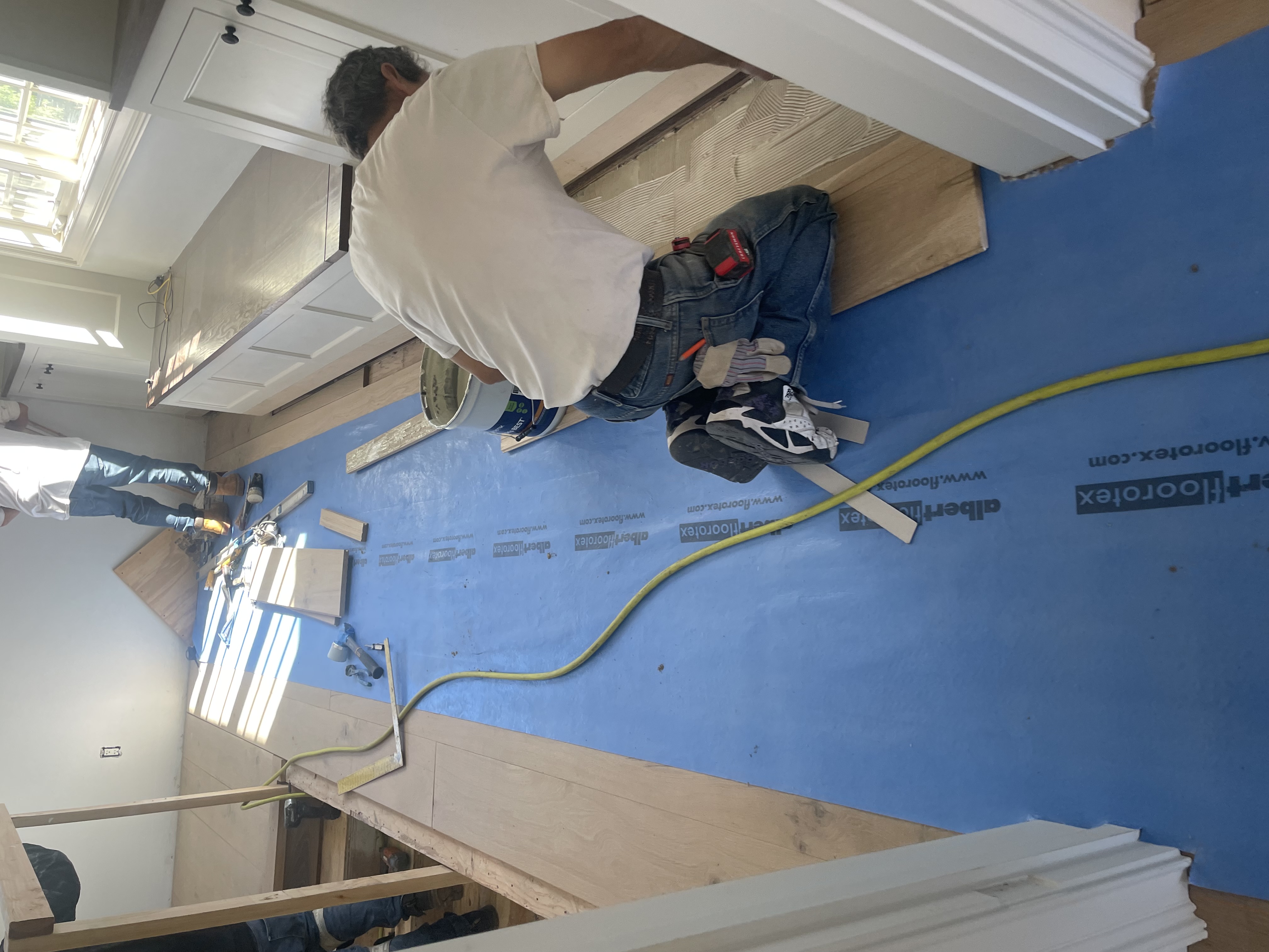 Redondo Beach hardwood floor repair - coastal damage restoration