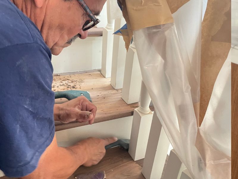 West Hollywood hardwood floors completed - beautiful results