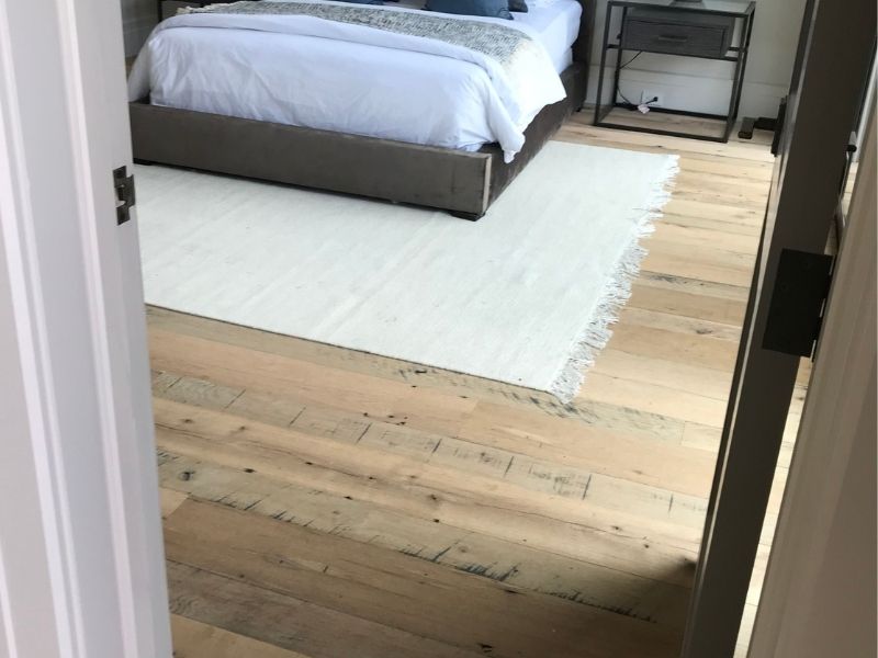 Westwood hardwood floors completed room view