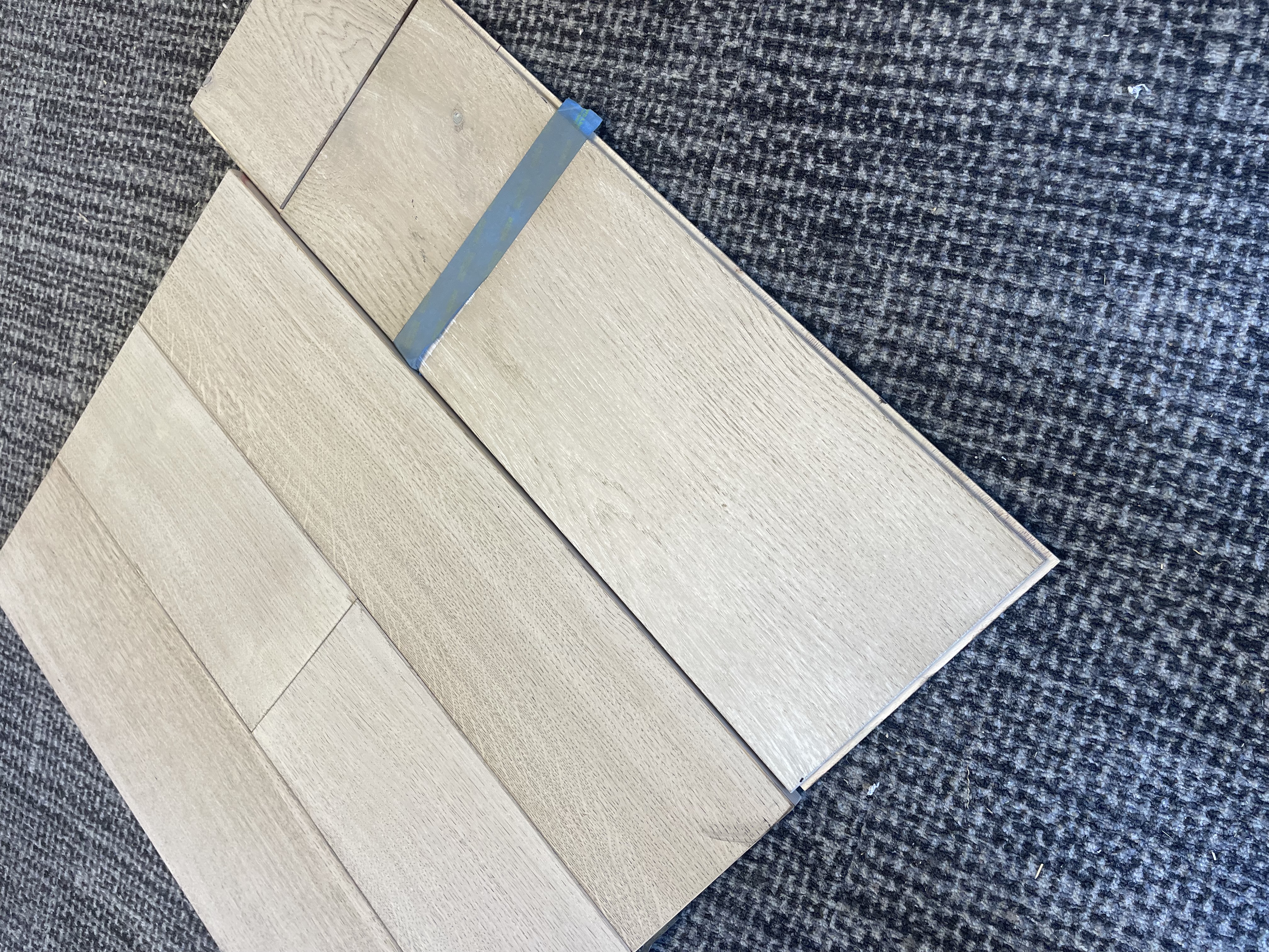 Whitewashed wood flooring Santa Monica